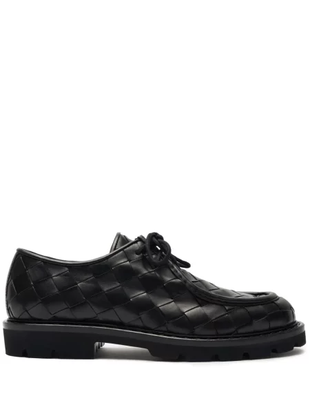 Pantofi derby Scarosso din piele negru