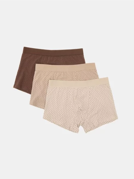 Sinsay boxerky s puntíky 3 pack vícebarevná
