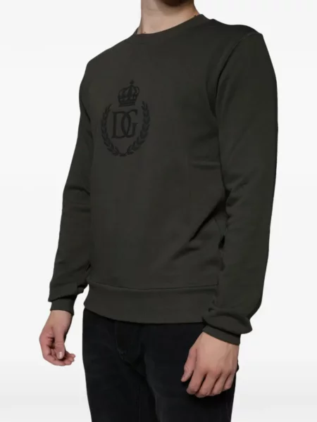 Hanorac Dolce & Gabbana cu broderie verde