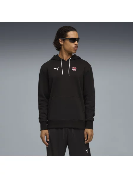 PUMA koszykarska bluza z kapturem Saski Baskonia Fanwear Akcesoria S czarny