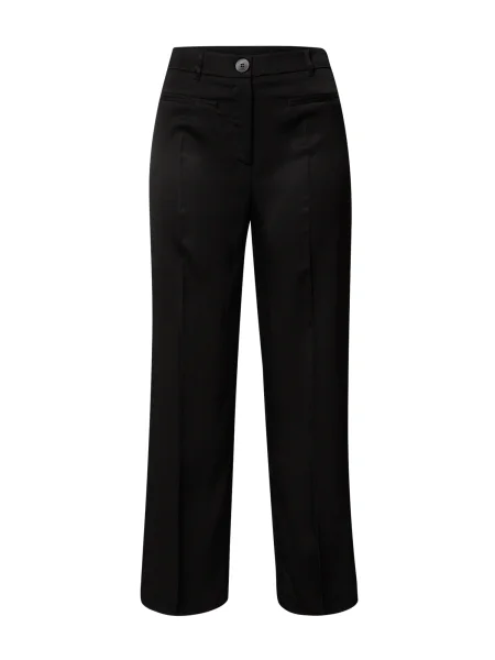 A LOT LESS Pantaloni cu dungă Madlen' negru