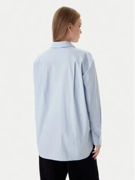 Calvin Klein Jeans Blúzka svetlomodrá sivá