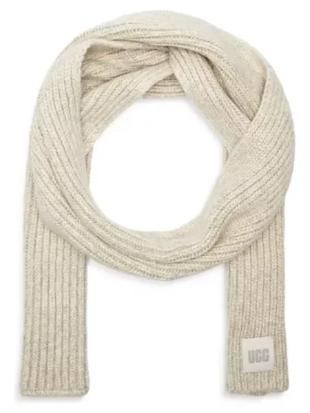 UGG Sál CHUNKY RIB gyapjú hozzáadásával szürke