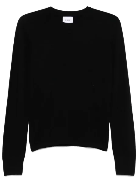 Top Barrie z okrągłym dekoltem czarny