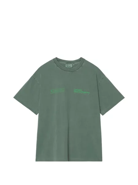Tricou Carhartt Wip cu imagine verde