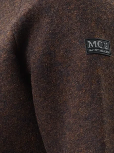 Спортивна кофта Mc2 Saint Barth коричнева