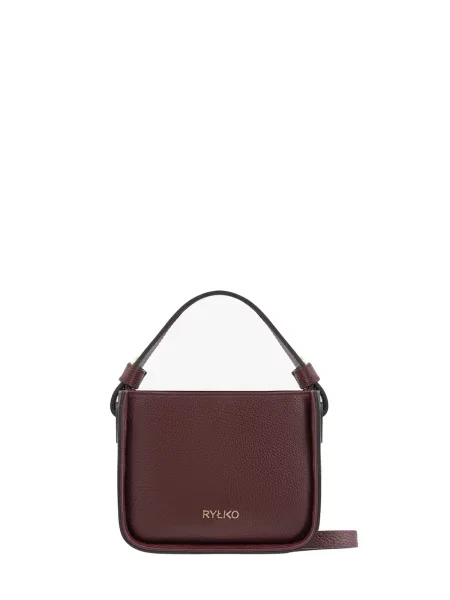 RYŁKO Ročna torbica burgund