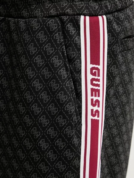 Спортивні штани Guess PRIMO візерунок чорний