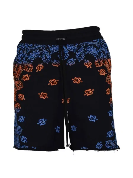 Pantaloni scurți Amiri cu imagine negru