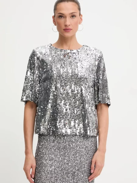 Aniye By bluză uni argintiu