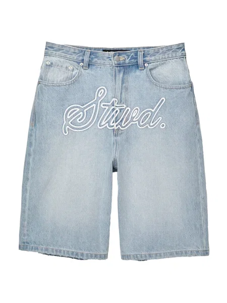 Pull&Bear Jeans albastru denim alb