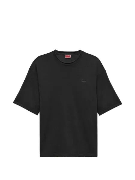 Tricou Kenzo cu broderie negru