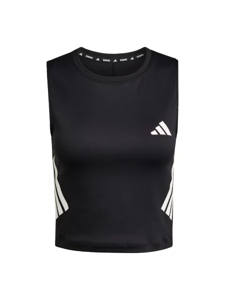 ADIDAS PERFORMANCE Sportski top Iconic crna bijela