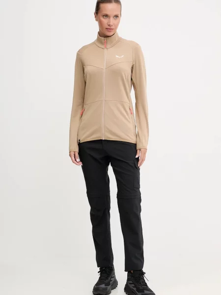 Однотонный свитер Salewa бежевый