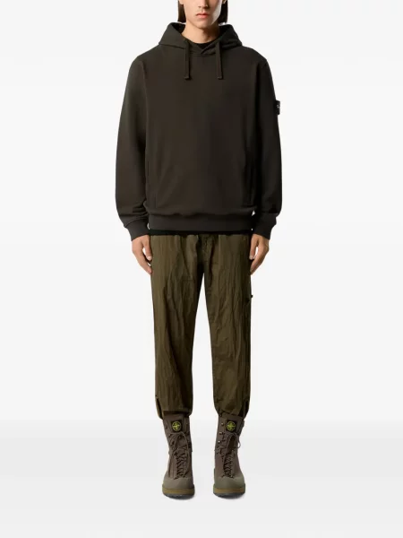 Hanorac Stone Island cu strasuri verde