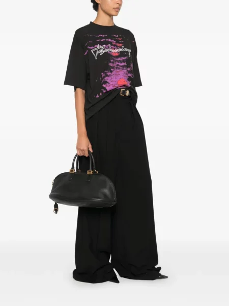 Tricou Balenciaga cu imagine negru
