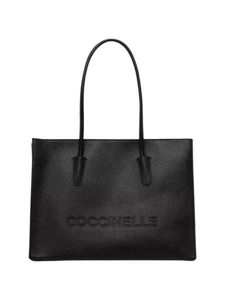 Shopper kabelka Coccinelle čierna