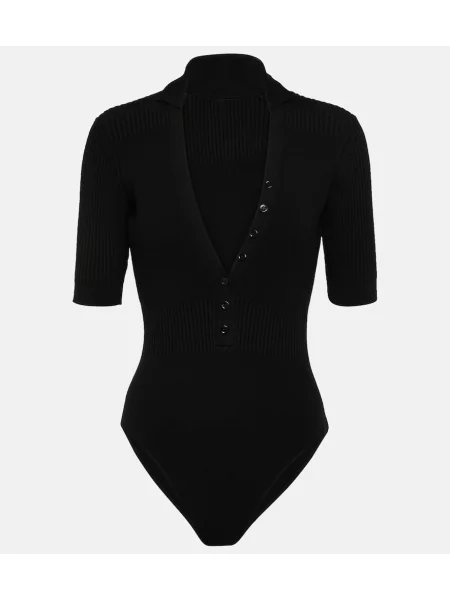Body Jacquemus tricotate negru