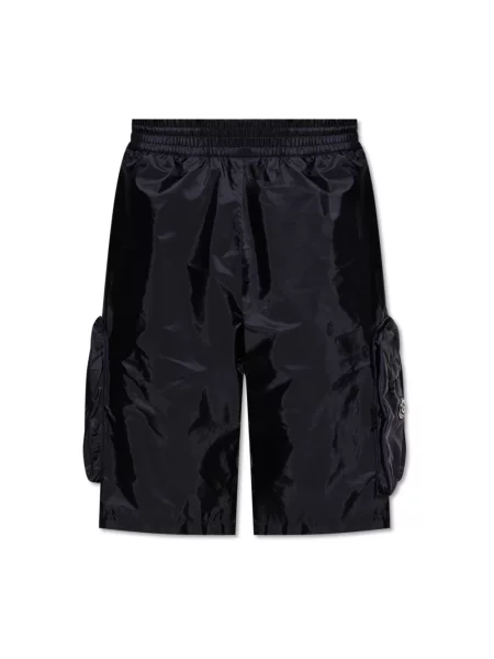Szorty Moncler casual niebieskie