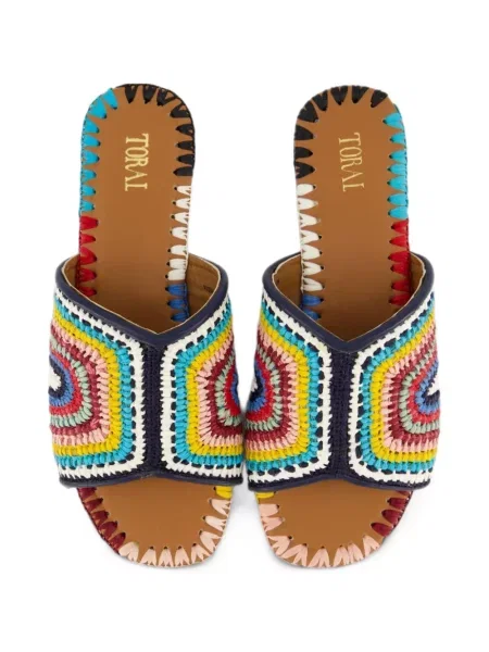 Pletené bačkory Toral Shoes modré