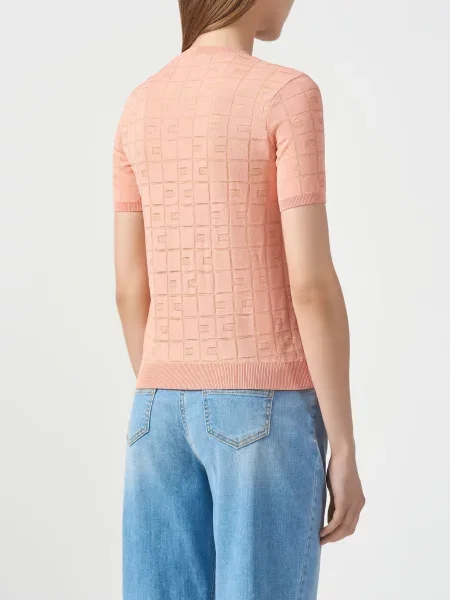 Футболка Elisabetta Franchi розовая