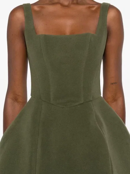Rochie mini Vestiaire D'un Oiseau Libre de costum verde