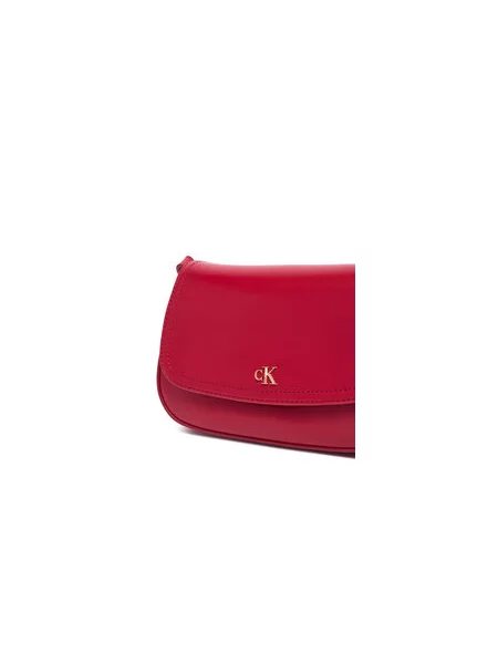 Ročna torba Calvin Klein Ck Flap Camera Bag Bordo rdeča