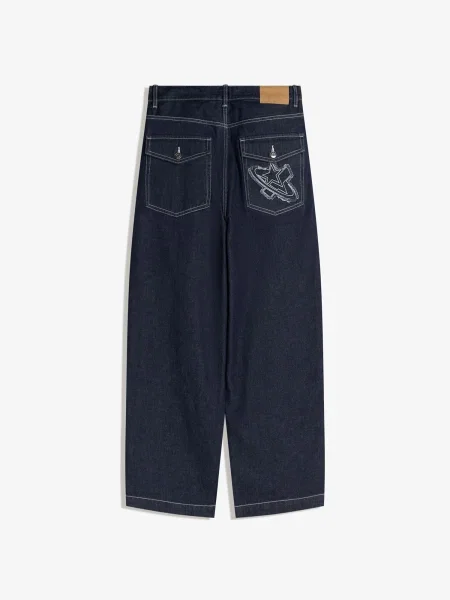 Bershka Jeans bleumarin