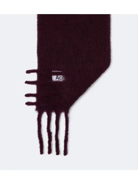 Fular Acne Studios cu franjuri de lână