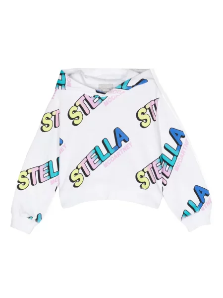 Bluza z kapturem dziecięca Stella Mccartney biała