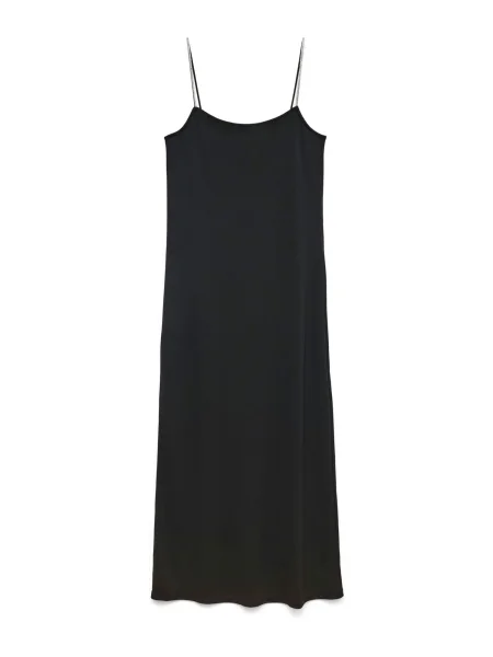 VERO MODA Šaty VMNAVINA / priehľadná čierna