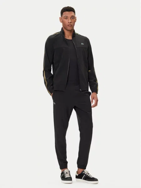 Tenisová tepláková souprava Lacoste black černá