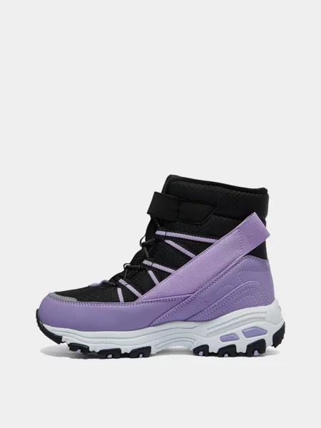 Детские ботинки Skechers черные