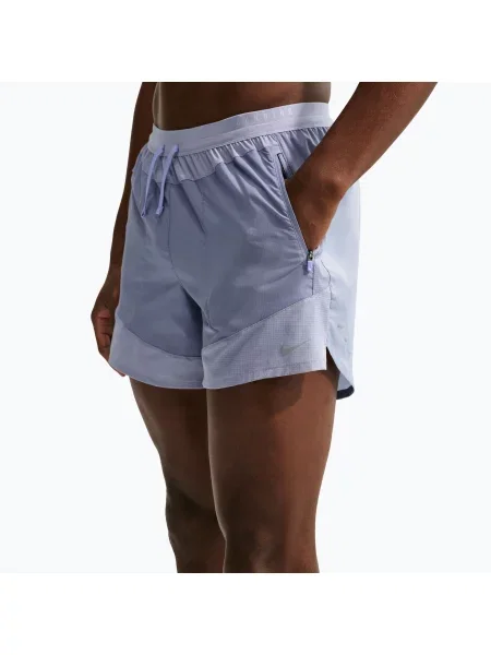 Pantaloni scurți pentru bărbați Nike Stride Dri-Fit Brief-Lined 5" iron purple/indigo haze violet