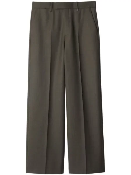 Pantaloni Burberry de lână gri