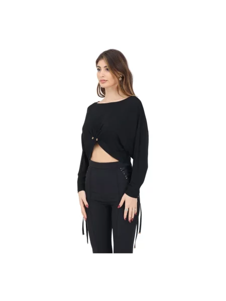 Top Elisabetta Franchi czarny