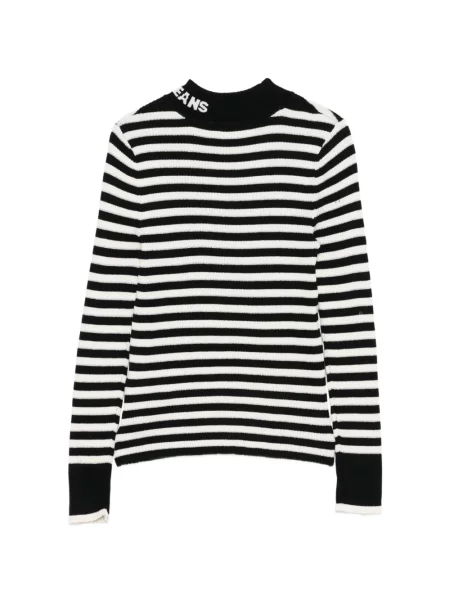 Lung pulover Dkny cu dungi negru
