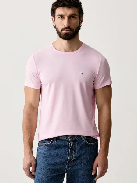 Tommy Hilfiger basic tričko s růžové