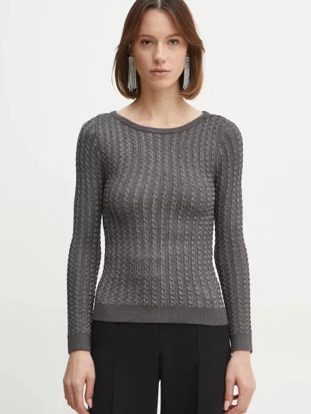 Guess pulover JOSIE gri