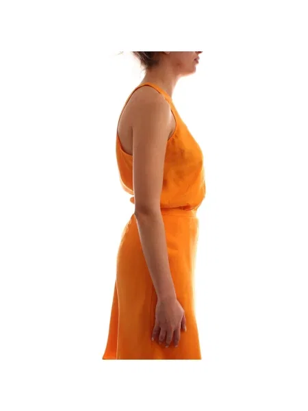 Blúzka Calvin Klein Jeans oranžová