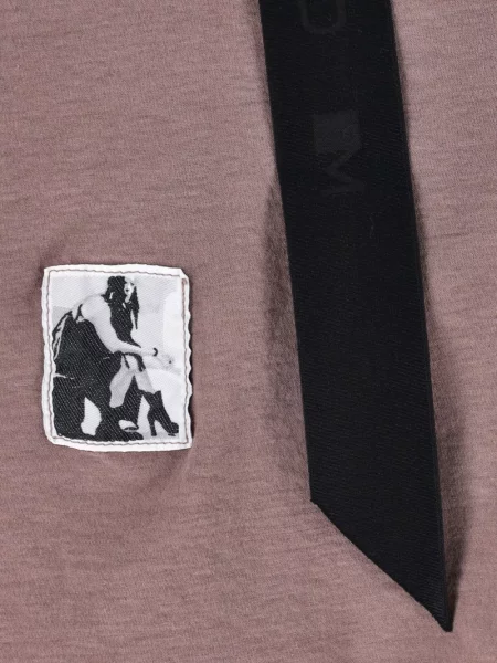 Tričko Rick Owens Drkshdw s autogramem hnědé