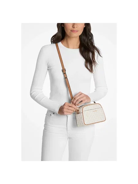 Torebka crossbody Michael Kors biznesowa biała
