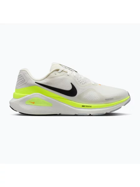 Férfi futócipő Nike Structure 26 summit white/volt/total orange/black. Méret: 45 EU fehér