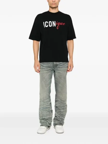 Tricou Dsquared2 cu imagine negru
