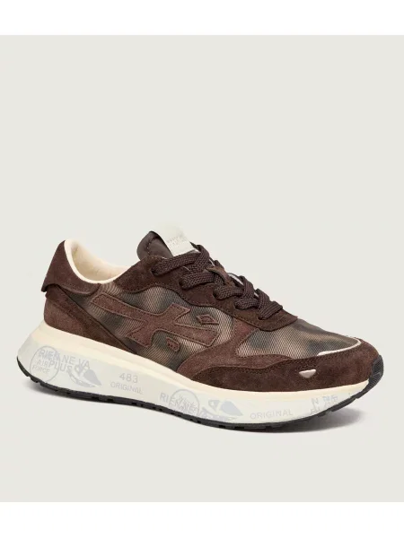 Pantofi Premiata din piele maro