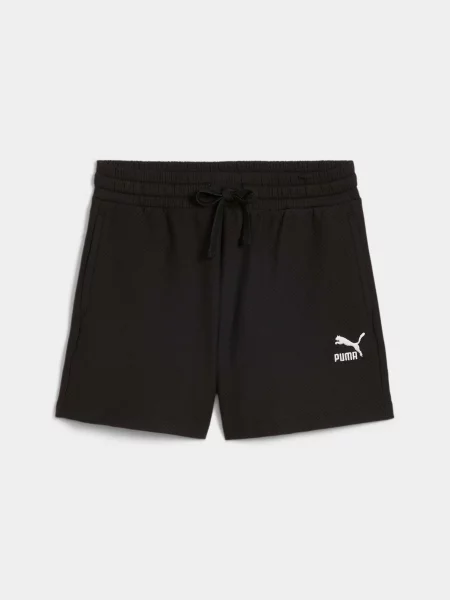 Шорти PUMA Classics Ribbed Shorts комбінований верх чорний