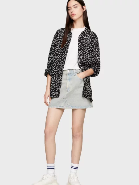 Блузка Tommy Jeans черная