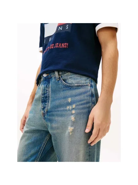Džínsy Tommy Jeans modrá