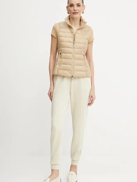 Спортивні штани Armani Exchange з аплікацією бежевий