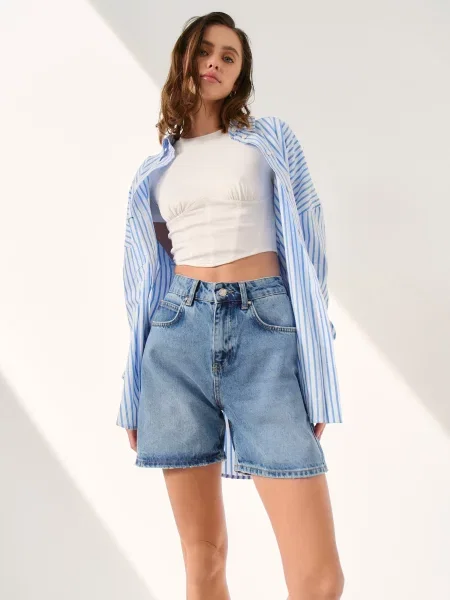 Gepur Шорти джинсові блакитний